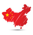 China map China map vector image