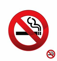 No smoking vector image