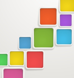 Color blocks vector image