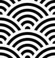 Japanese wave pattern vector image