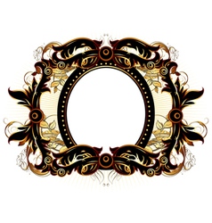 Ornate frame vector image
