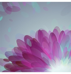 Abstract purple petals vector image