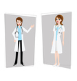 Doctor nurse female vector image