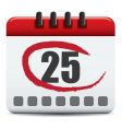 Calendar vector image