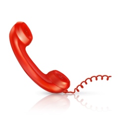 Red Handset vector image
