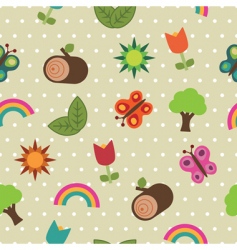 Nature pattern vector image