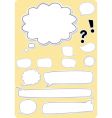 Text boxes vector image