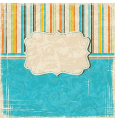 Vintage scratch background with place for text Eps vector image