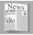 Newspaper vector image