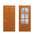 Front door vector image