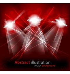 Bright lights vector image