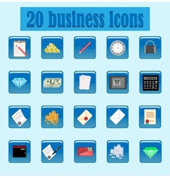 Icon business vector image