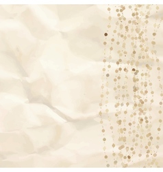 Vintage polka dots background vector image