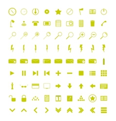 A set of universal WEB icons A set of universal WEB icons vector image