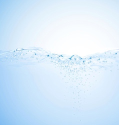 Water background vector image