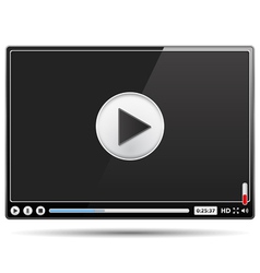 Video Player vector image