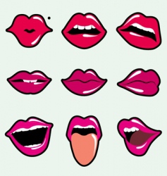Lips vector image