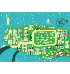 New york city vector image