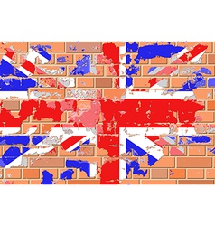 Grunge British Flag vector image