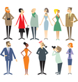 People characters vector image