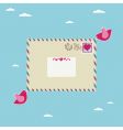 Love letter vector image