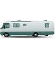 Motorhome camper vehicule vector image