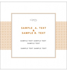 Square frame vector image