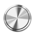 Metal Button Icon vector image