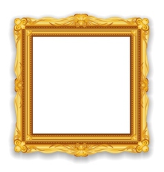 Gold Vintage Frame vector image