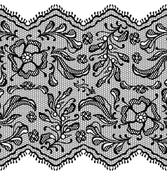 Vintage lace background ornamental flowers texture vector image
