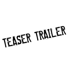 Teaser trailer rubber stamp vector image