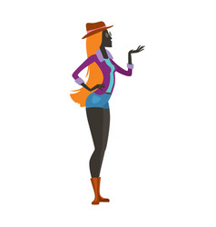 Fashion look girl silhouette beautiful girl woman Fashion look girl silhouette beautiful girl woman vector image