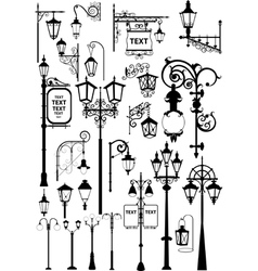Lanterns vector image