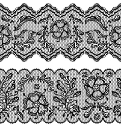 Vintage lace background ornamental flowers texture vector image