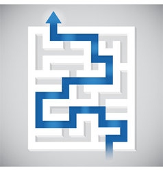 Finding Path vector image