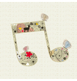 Musical note vector image