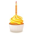 Cupcake vector image