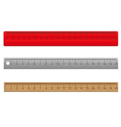 Rulers vector image