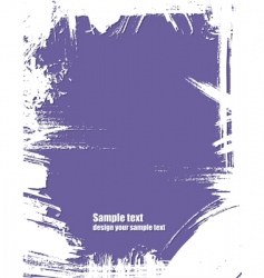 Grunge frame vector image