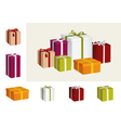 Gift collection Gift collection vector image