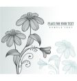 Floral background vector image