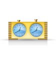 Chess clock vector image