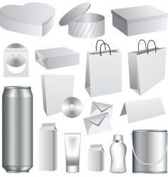 Packaging templates vector image