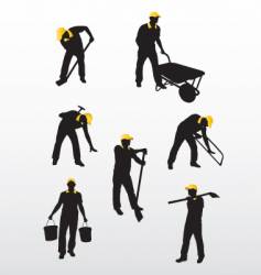 Hard work vector image