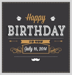 Birthday Card vector image