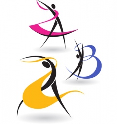 Dance vector image