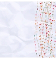Vintage polka dots background vector image