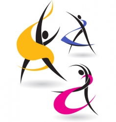 Dance vector image