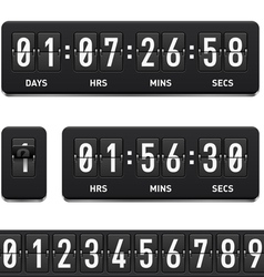 Countdown timer vector image