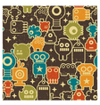 Robot pattern Robot pattern vector image